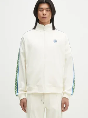 Drôle de Monsieur bluza La Track jacket Tresse męska kolor beżowy z aplikacją G-SJ007-PL135-OW
