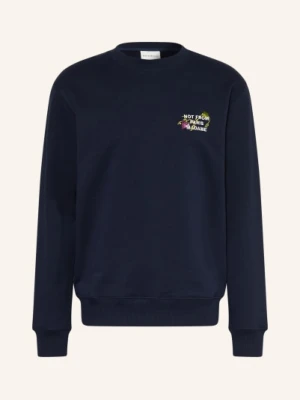 Drôle De Monsieur Bluza Le Sweatshirt Vine Embroidered Slogan blau Drole de Monsieur