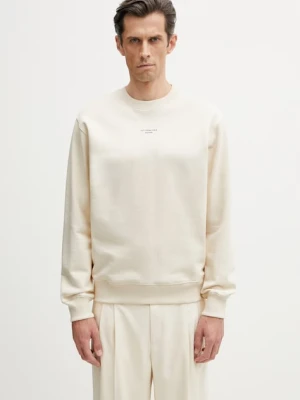 Drôle de Monsieur bluza męska bawełniana Le Sweatshirt Slogan Classique Drole de Monsieur beżowy