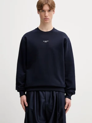 Drôle de Monsieur bluza męska bawełniana Le Sweatshirt Slogan Classique Drole de Monsieur granatowy