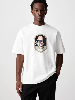 Drôle de Monsieur Casino Scene T-shirt bawełniany męski Drole de Monsieur