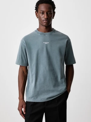 Drôle de Monsieur Classic Slogan T-shirt oversize bawełniany męski Drole de Monsieur