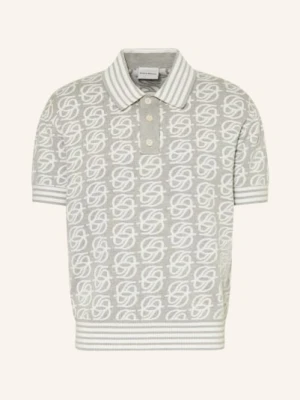 Drôle De Monsieur Dzianinowa Koszulka Polo grau Drole de Monsieur