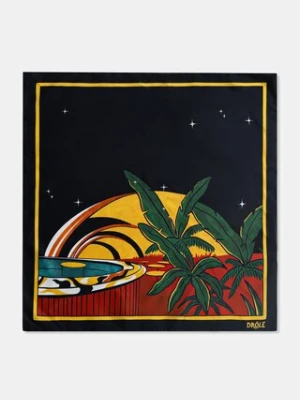 Drôle de Monsieur Foulard Tropicana apaszka jedwabna męska