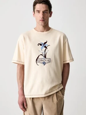 Drôle de Monsieur Iris T-shirt bawełniany męski Drole de Monsieur