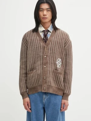 Drôle de Monsieur kardigan z dodatkiem wełny Le Cardigan Monogramme