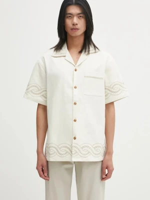 Drôle de Monsieur koszula bawełniana La Chemise BrodEe Tresses