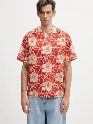 Drôle de Monsieur koszula męska bawełniana Hibiscus Monoramme