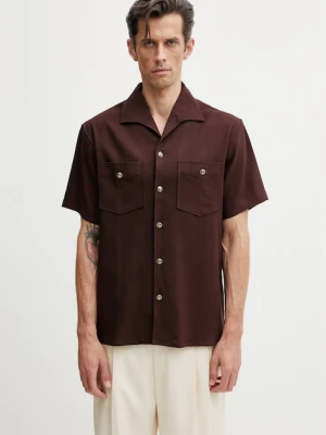 Drôle de Monsieur koszula męska z wiskozą Chemise a Poches Viscose