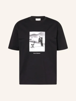Drôle De Monsieur Koszulka Le T-Shirt Ice Skating Waiter schwarz DRÔLE DE MONSIEUR