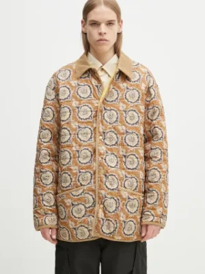Drôle de Monsieur kurtka dwustronna La Veste Reversible kolor brązowy przejściowa oversize G-JT187-PL157-LYL