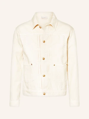 Drôle De Monsieur Kurtka Jeansowa weiss DRÔLE DE MONSIEUR