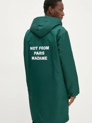 Drôle de Monsieur kurtka La Parka Slogan męska kolor zielony przejściowa E-CT137-PA014-DGN