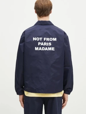 Drôle de Monsieur kurtka La Veste Slogan kolor granatowy przejściowa PERM-JT183-PA014-NY
