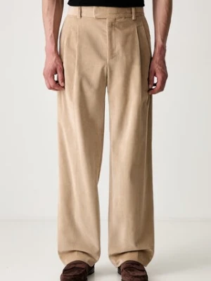 Drôle de Monsieur Le Pantalon Golfeur Corduroy spodnie sztruksowe męskie