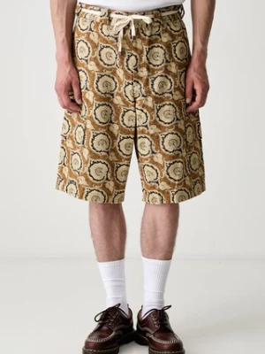 Drôle de Monsieur Le Short Workwear Paisley szorty cargo bawełniane męskie Drole de Monsieur
