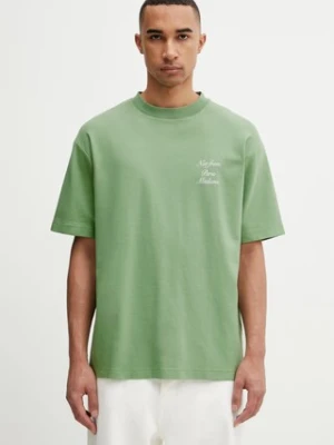 Drôle de Monsieur Le T-Shirt Slogan Calligraphy t-shirt bawełniany męski
