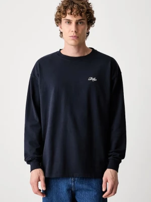 Drôle de Monsieur longsleeve męski bawełniany Belissima Drole de Monsieur granatowy