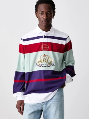 Drôle de Monsieur longsleeve męski bawełniany D Miroir Racing Drole de Monsieur fioletowy