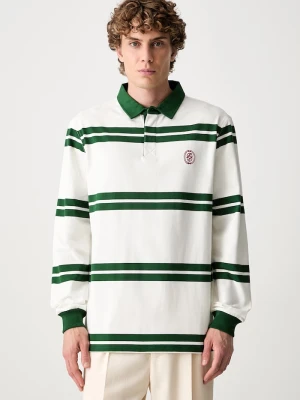 Drôle de Monsieur longsleeve męski bawełniany D Ornament Drole de Monsieur beżowy
