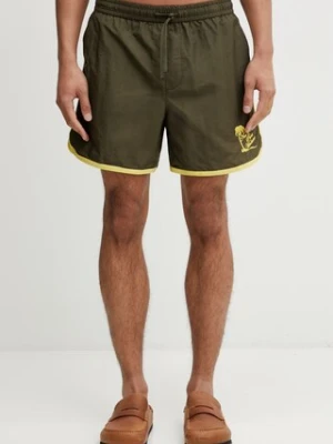 Drôle de Monsieur Plage Slogan Palmier szorty kąpielowe męskie