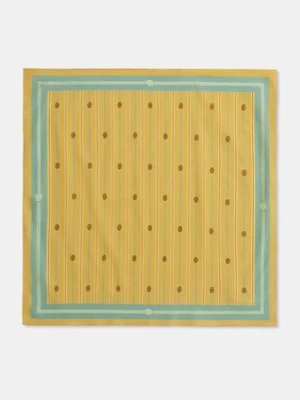 Drôle de Monsieur Rayure Monogramme apaszka bawełniana damska