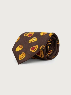 Drôle de Monsieur Rings krawat jedwabny męski Drole de Monsieur