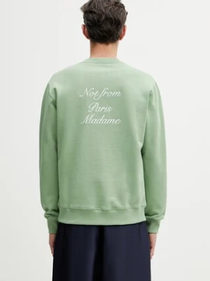 Drôle de Monsieur Slogan Calligraphy bluza bawełniana męska