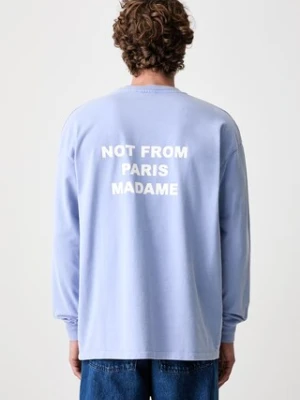 Drôle de Monsieur Slogan longsleeve męski bawełniany Drole de Monsieur