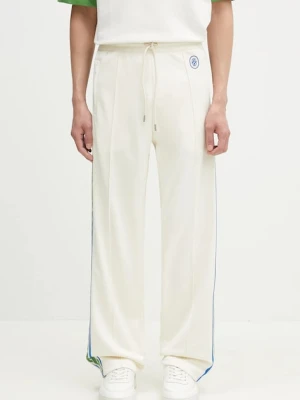 Drôle de Monsieur spodnie dresowe Le Track Pants Tresse męskie kolor beżowy z aplikacją G-SP007-PL135-OW
