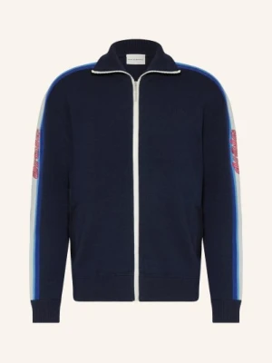 Drôle De Monsieur Sweter La Maille Zippée Drôle Z Wełny Merynosowej blau DRÔLE DE MONSIEUR