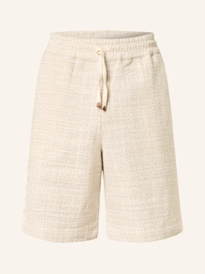 Drôle De Monsieur Szorty Tweedowe beige Drole de Monsieur