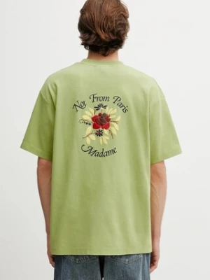 Drôle de Monsieur t-shirt bawełniany Slogan Rose