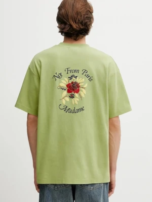 Drôle de Monsieur t-shirt bawełniany Slogan Rose