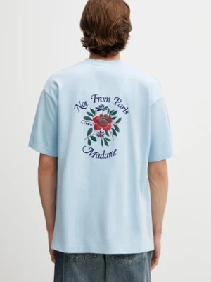 Drôle de Monsieur t-shirt bawełniany T-Shirt Slogan Rose