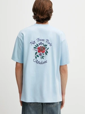 Drôle de Monsieur t-shirt bawełniany T-Shirt Slogan Rose