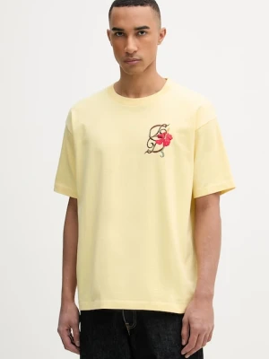 Drôle de Monsieur t-shirt męski bawełniany D Hibiscus Broddée