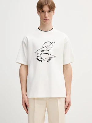 Drôle de Monsieur T-shirt męski bawełniany Dandy Dog Drole de Monsieur biały