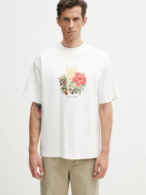 Drôle de Monsieur T-shirt męski bawełniany Hibiscus Club