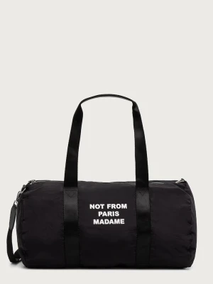 Drôle de Monsieur torba męska Slogan Gym Drole de Monsieur czarny
