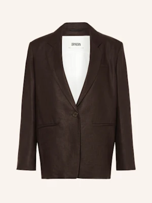 Drykorn Blezer Mowtie Z Lnu braun