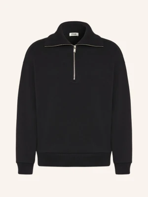 Drykorn Bluza Dresowa Typu Troyer Kailep schwarz CZARNY