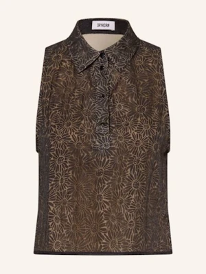 Drykorn Bluzka Bez Rękawów Shamua schwarz