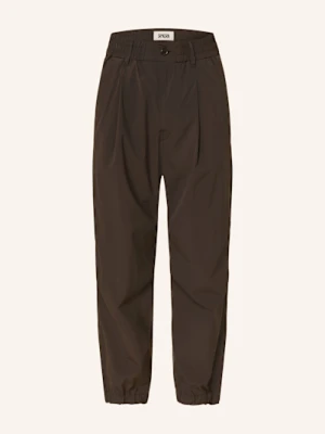 Drykorn Chinosy Lirog Relaxed Fit Ze Skróconymi Nogawkami braun