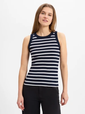 Drykorn Damski podkoszulek - Olina Kobiety Bawełna niebieski w paski,