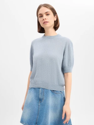 Drykorn Damski sweter z dzianiny z alpaką i wełną - Sanidy Kobiety Wełna niebieski,