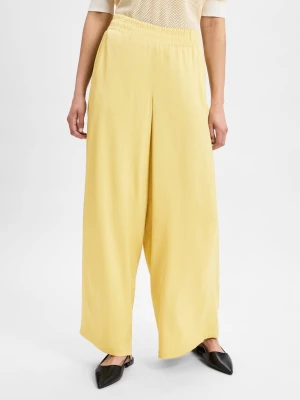 Drykorn Damskie spodnie materiałowe - Ceiling Kobiety Acetat żółty jednolity,