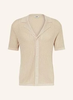 Drykorn Dzianinowa Koszula Z Klapami Ray Comfort Fit beige