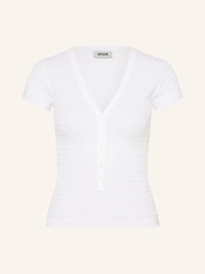 Drykorn Dzianinowa Koszulka Alkuna weiss