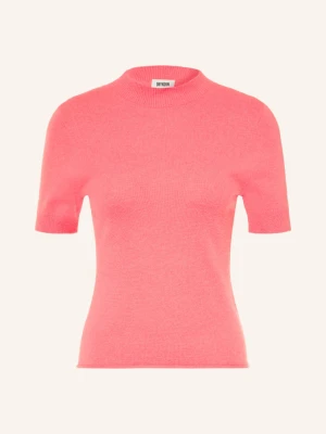 Drykorn Dzianinowa Koszulka Finia Z Kaszmiru pink